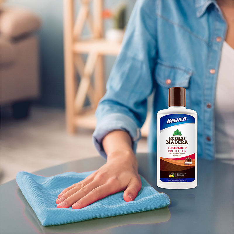 LUSTRADOR PROTECTOR MUEBLES DE MADERA 300 ML - Imagen 4