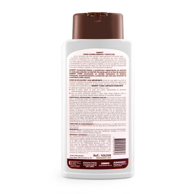 ACONDICIONADOR Y PROTECTOR DE CUERO 500 ML - Imagen 4