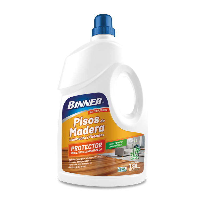 106808-1_Protector_Brillador_Binner_Pisos_De_Madera_Laminados_Bambucc81_1000ml-4.webp PROTECTOR CONCENTRADO PISOS DE MADERA 1.900 ML - Imagen 1