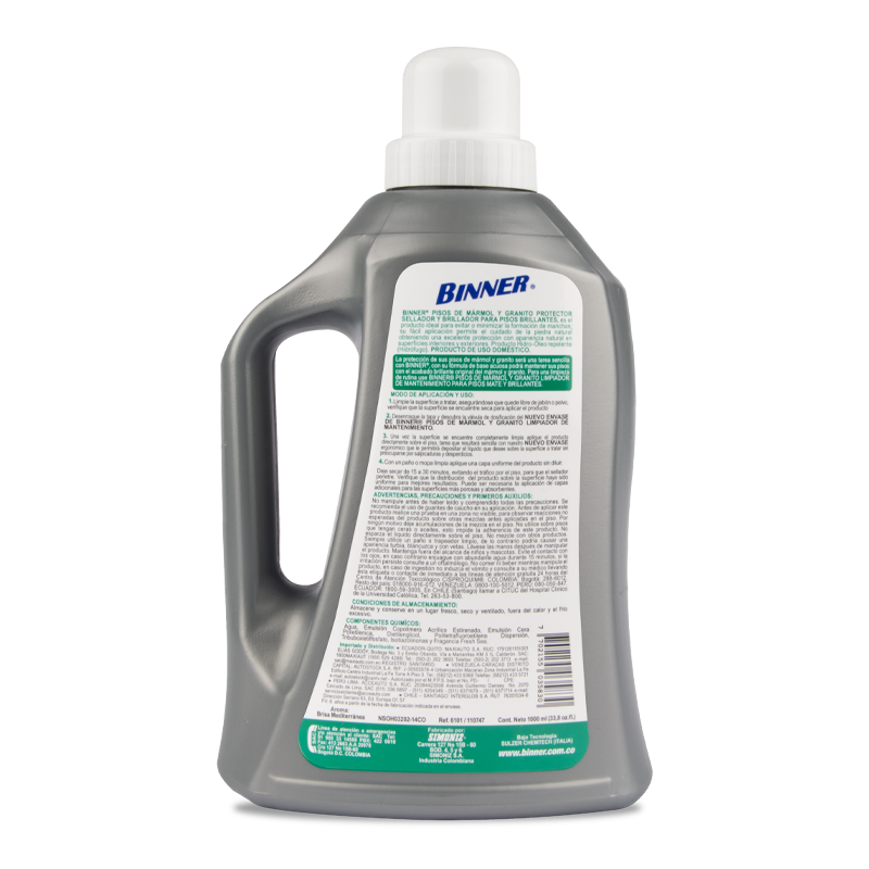 PROTECTOR BRILLADOR PISOS PIEDRAS NATURALES 1.000 ML - Imagen 4