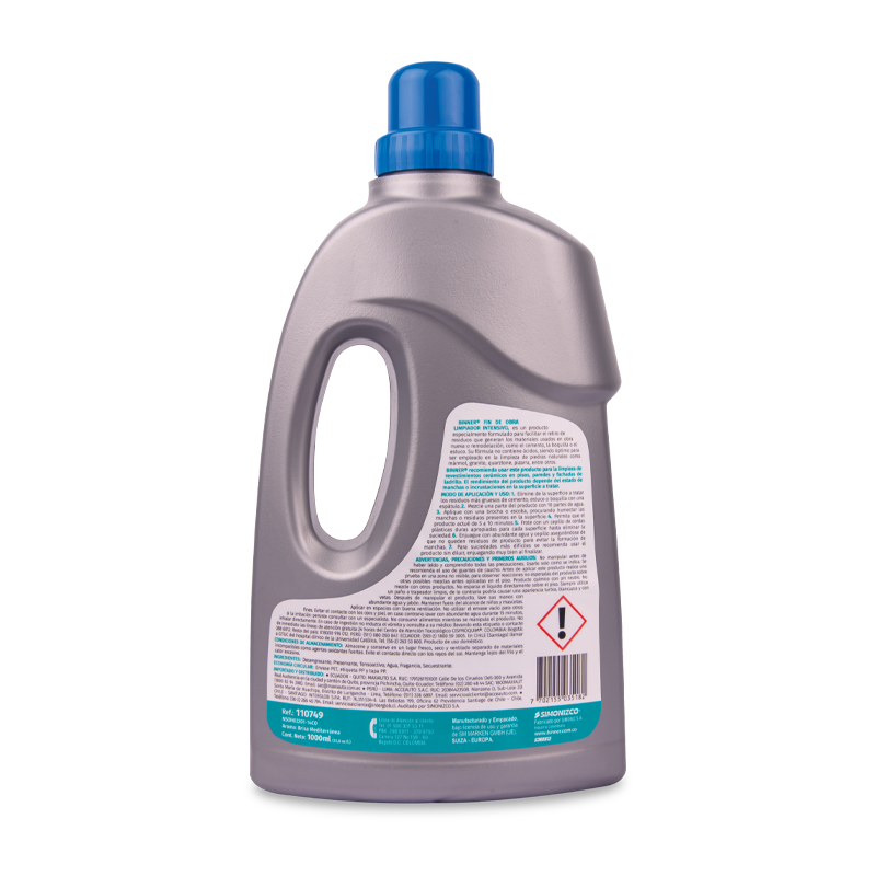 LIMPIADOR INTENSIVO FIN DE OBRA 1.000 ML - Imagen 4