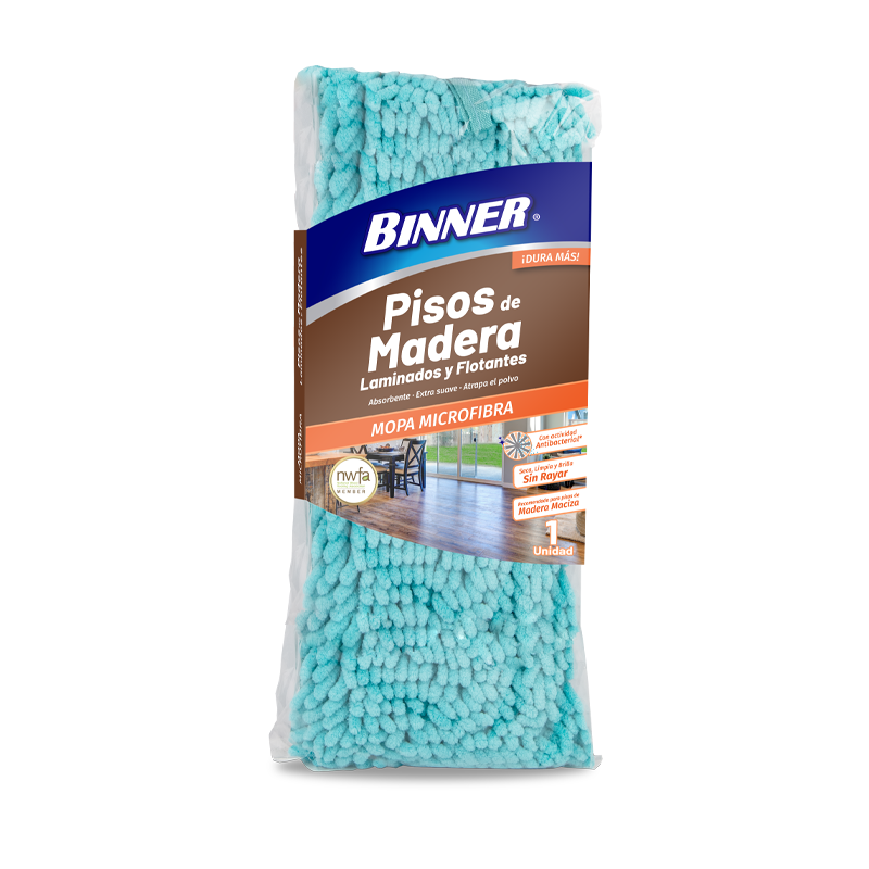 202120-1_Mopa_Binner_Microfibra_Pisos_Agua-3.webp MOPA MICROFIBRA PREMIUM PISOS DE MADERA - Imagen 1