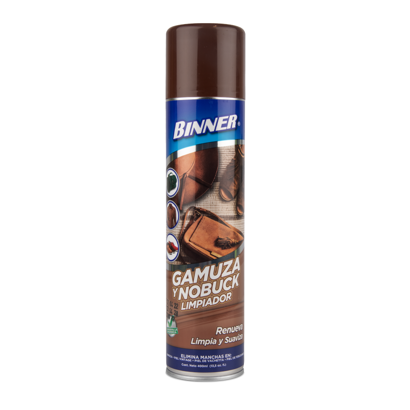 205916-1_Limpiador_Renovador_Gamuza_Nobuck_400ml-3.webp LIMPIADOR Y RENOVADOR GAMUZA Y NOBUCK 400 ML - Imagen 1